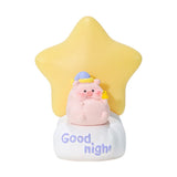 Xpoko Pig Happy Duck Little Night Lamp Bedroom Living Room Kawaii Decoration Night Lamp Children's Birthday Gift Decoration Maison