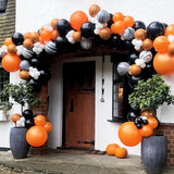 Orange Balloon Arch Garland Kit Orange Latex Ballon Happy Kid Birthday Party Baby Shower Wedding Bridal Shower Decoration Globos