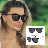 Xpoko Luxury Round Sunglasses Women Brand Designer Fashion Sun Glasses Female Cat Eye Frame Retro Hip Hop Outdoor Oculos De Sol