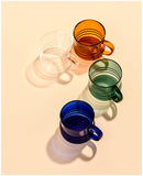 Xpoko Colored Aura Glass Cup