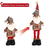 Xpoko Christmas Telescopic Christmas Doll Merry Christmas Decorations For Home 2024 Christmas Ornament Xmas Navidad Noel Gifts New Year 2024