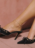 Xpoko Sakina Pearl Anklet Pack Gold