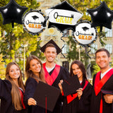 Xpoko 5pcs Giant Graduation Foil Balloon Party Decoration Supplies - ClassCongratulations Graduation Hat Balloon