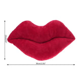 Xpoko Big Lips Cushion Pillow Stuffed Plush Toy for Doll Car for Seat Valentine's Day G5AB