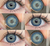 Xpoko Colored Pupils for Eyes Blue Pupils Green High Quality Colored Contact Lenses Brown Natural Lens Gray Big Eye Lenses