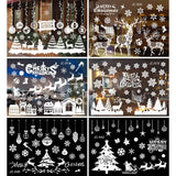 Xpoko Christmas Christmas Window Sticker Merry Christmas Decorations For Home 2024 Cristmas Ornament Xmas Navidad Natal Gifts New Year 2025