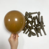 Coffee Brown Balloons Arch White Sand Khaki Brown Gold Balloons Garland Kit Baby Shower Wedding Party Birthday Decoration Jungle