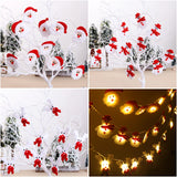 Xpoko Christmas Snowman Christmas LED Garland String Light Merry Christmas Decorations For Home 2024 Cristmas Tree Ornament Xmas Navidad Gifts