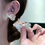 Xpoko Lizakosht Luxury Bow Earrings for Women New Designer Jewelry Wholesale