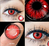 Xpoko Cosplay Color Contact Lenses for Eyes AYY Series Halloween Beauty Makeup Contacts Lenses Eye Cosmetic Color Lens Eyes