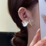 Xpoko Lizakosht Luxury Bow Earrings for Women New Designer Jewelry Wholesale