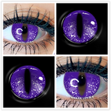 Xpoko Color Contact Lenses For Eyes Anime Cosplay Colored Lenses Blue Purple Multicolored Lenses Contact Lens Beauty Makeup