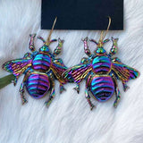 Xpoko Christmas Gifts Scarab Earrings