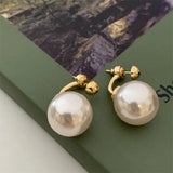 Xpoko Lizakosht Pearl Earrings for Women Trendy Eardrop and Ear Stud Jewelry Gift