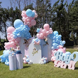 102Pcs Gender Reveal Balloon Garland Arch Kit Boy or Girl Baby Shower Balloon Pink Blue Gold Ballon Birthday Party Wedding Decor