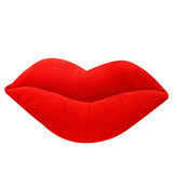 Xpoko 2pcs Lips Shaped Cushion Plush Big Red Lips Pillow Valentine's Day Gift Lovely Creative Soft Home Decoration Pillow