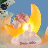 Xpoko Pig Happy Duck Little Night Lamp Bedroom Living Room Kawaii Decoration Night Lamp Children's Birthday Gift Decoration Maison