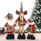 Xpoko Christmas Telescopic Christmas Doll Merry Christmas Decorations For Home 2024 Christmas Ornament Xmas Navidad Noel Gifts New Year 2024