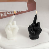 Xpoko Creative Middle Finger Gesture Scented Candle Modern Home Decoration Ornaments Aroma candles Party Decorations for events candle