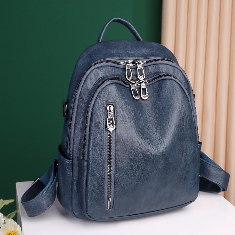 Xpoko For Teenage Girls Female School Bag Hot Sale Backpacks 2023 New Fashion Woman Backpack High Quality Youth PU Leather Backpacks