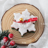 Xpoko Snowflake Silicone Candle Mold Christmas Tree Aromatherapy Candle Handmade Candle Mould Gift Christmas Decoration