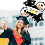 Xpoko 5pcs Giant Graduation Foil Balloon Party Decoration Supplies - ClassCongratulations Graduation Hat Balloon