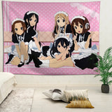 Xpoko K-ON！Anime Tapestry Wall Hanging Bohemian Wall Tapestries Mandala Home Decor Accessories