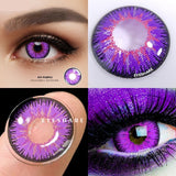 Xpoko Cosplay Color Contact Lenses for Eyes AYY Series Halloween Beauty Makeup Contacts Lenses Eye Cosmetic Color Lens Eyes