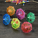 30/50Pcs Paper Umbrella CupCake Topper Cocktail Parasol Drink Umbrella Hawaiian Tropical Party Birthday Wedding Party Decoration