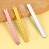 Xpoko 10pcs Acrylic Ice Cream Sticks Popsicle Stick Reusable Creamsicle Cakesicle Cake Candy Pop Sticks Ice Lollies Kitchen DIY Crafts