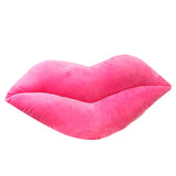 Xpoko 2pcs Lips Shaped Cushion Plush Big Red Lips Pillow Valentine's Day Gift Lovely Creative Soft Home Decoration Pillow