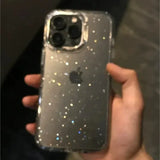 Xpoko Luxury Bling Glitter Transparent Case For iPhone 15 14 13 11 12 Pro Max Mini X XS Max XR 7 8 Plus Silicone Soft TPU Candy Cover