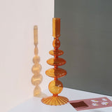 Xpoko Seashell Nordic Glass Candle Holder