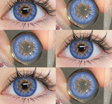 Xpoko Colored Pupils for Eyes Blue Pupils Green High Quality Colored Contact Lenses Brown Natural Lens Gray Big Eye Lenses