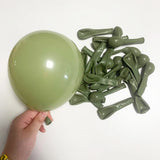 139Pcs Avocado Sage Green Balloons Arch Sand White Gold Balloon Garland Kit Jungle Safari Decor Baby Shower Birthday Party Decor