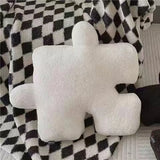 Xpoko Ins Stuffed Creative Puzzle Shaped Plush Pillow Modern Spliceable Cushion Toy Throw Pillow Waist Cushion Home Decoration