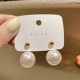 Xpoko Lizakosht Pearl Earrings for Women Trendy Eardrop and Ear Stud Jewelry Gift