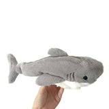 Xpoko Cute Plush Shark Pencil Case Student Stationery School Supplies Kawaii Doll Back To School Storage Bag Pen Bag Stationery