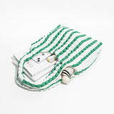 Xpoko Soft Girl Quilted Striped Handbag