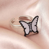 Xpoko Christmas Gifts Spinner Butterfly Anxiety Ring