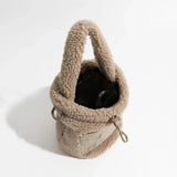 Xpoko Teddy Pocket Bucket Bag