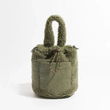 Xpoko Teddy Pocket Bucket Bag