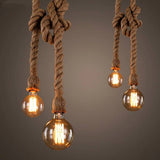 Xpoko Vintage Rope Pendant Light