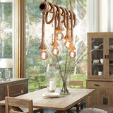 Xpoko Vintage Rope Pendant Light