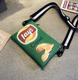 Xpoko Weirdcore Lays Chips Crossbody Bag