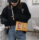 Xpoko Weirdcore Lays Chips Crossbody Bag