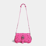 Xpoko Y2K Candy Belted Baguette Bag