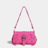 Xpoko Y2K Candy Belted Baguette Bag