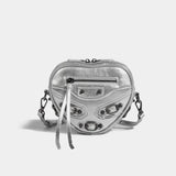 Xpoko Y2K Grunge Belted Heart Shaped Bag