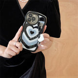 Xpoko Y2k Chain and Heart iPhone Case